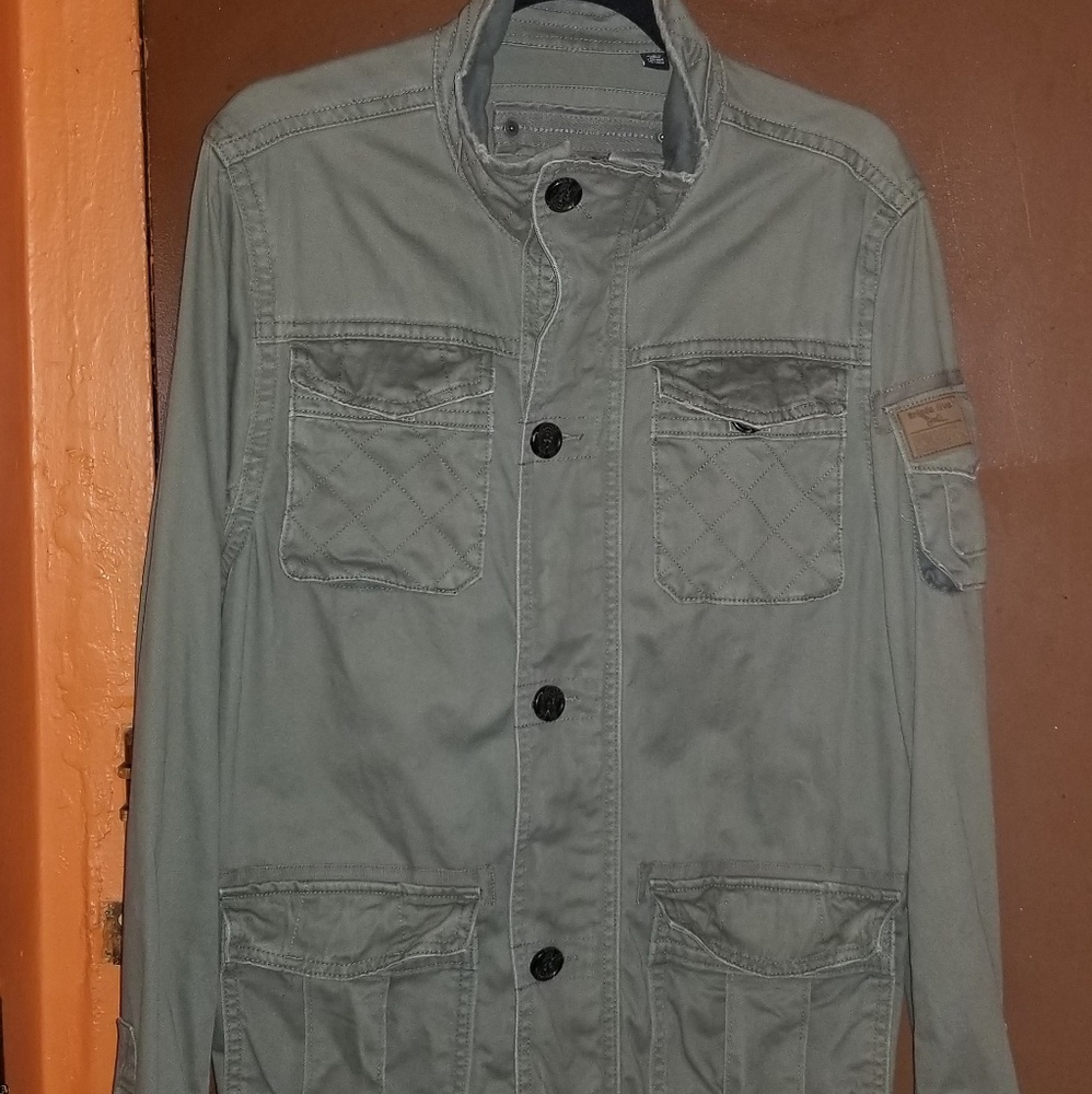 Lightly worn triple 5 soul,military jacket,olive..